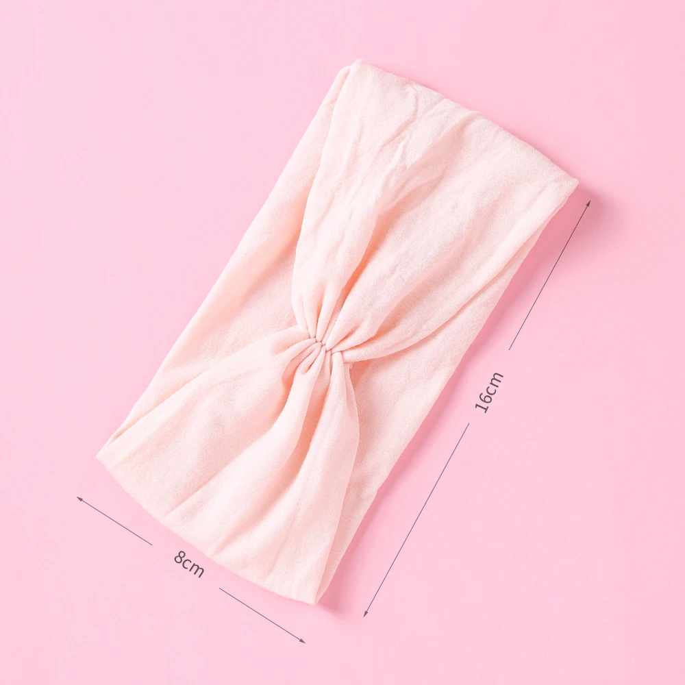 Diadema nailon liso para bebé recién nacido – Accesorio cabello - imagen 4