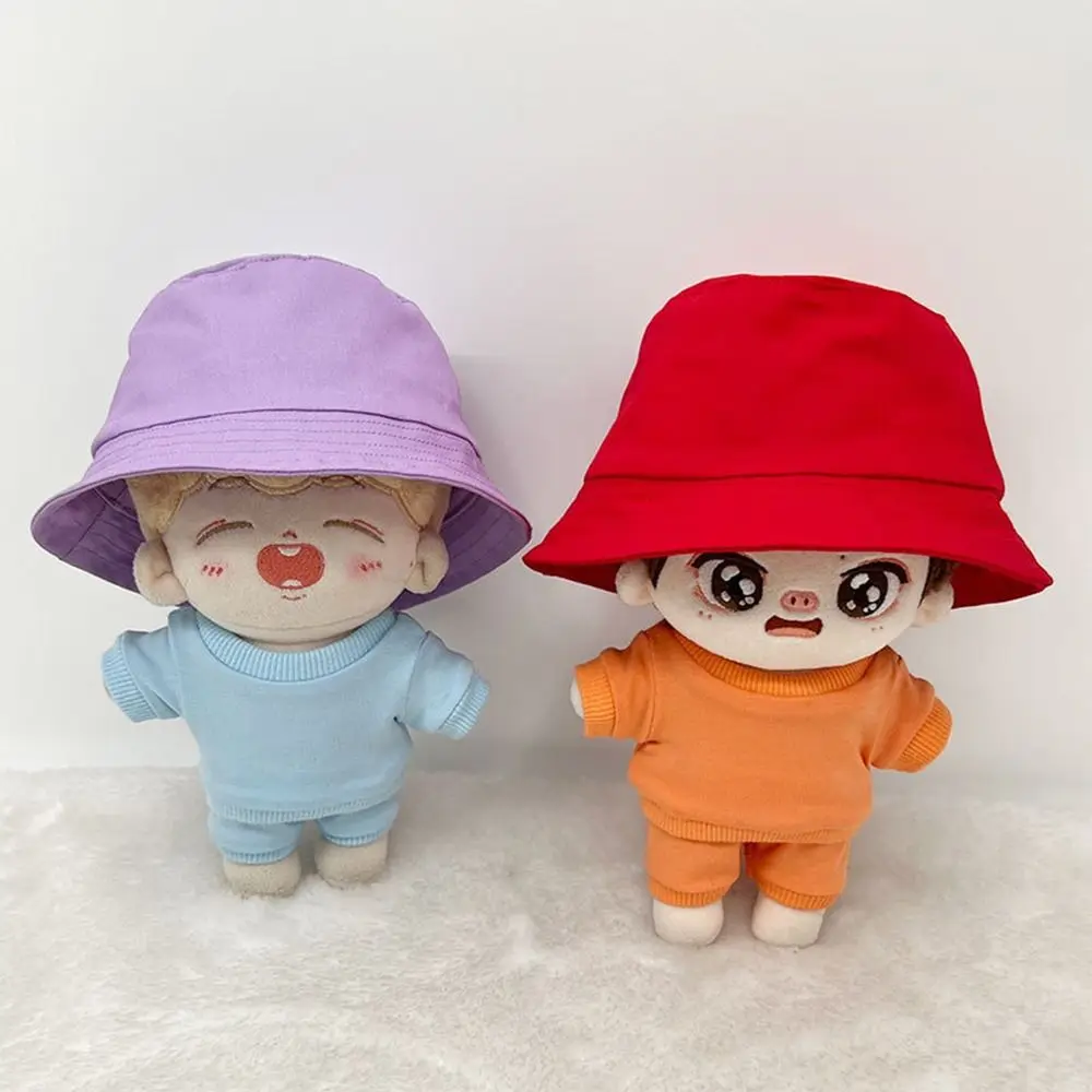 Sombrero pescador mini panamá de algodón color caramelo para muñeca - imagen 4