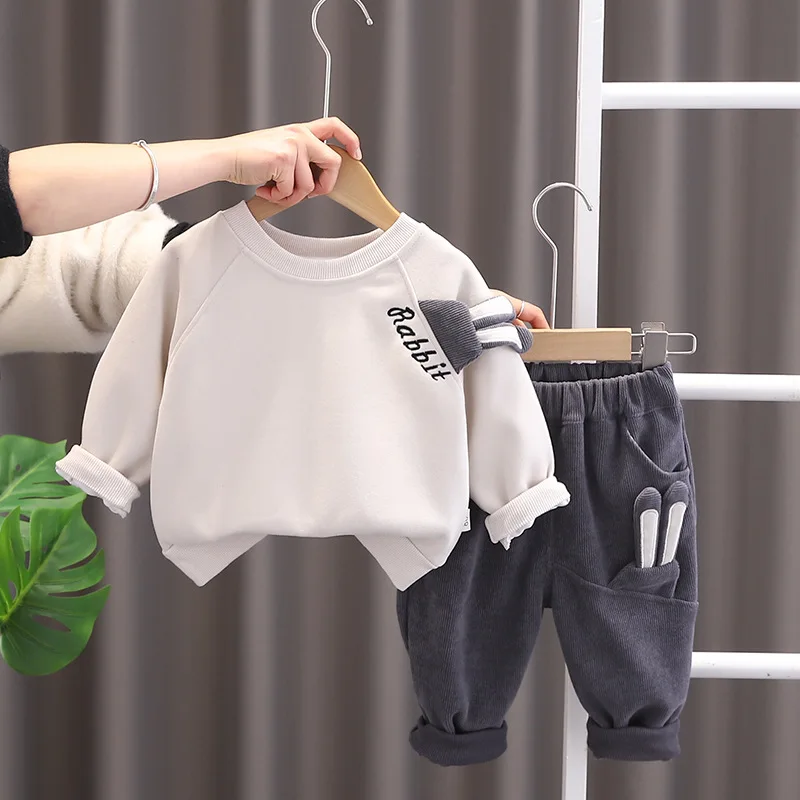 Conjunto jersey algodón orgánico para bebé - chándal deportivo infantil - imagen 2