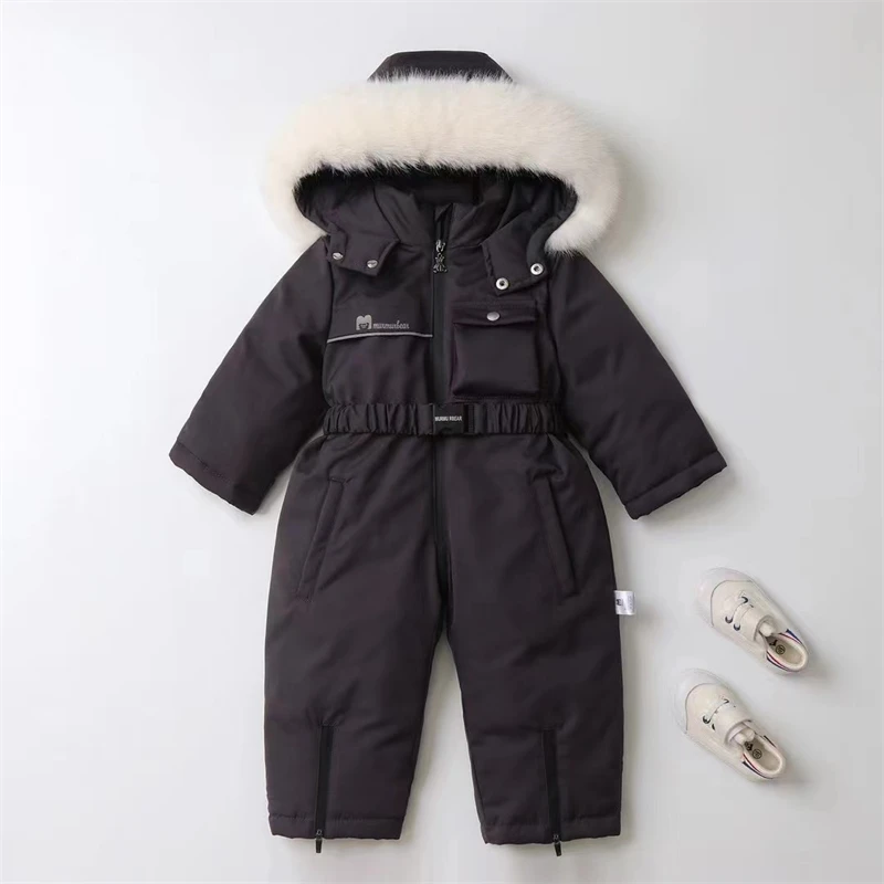 Mono de nieve impermeable con capucha para niño – Protección invierno - imagen 2