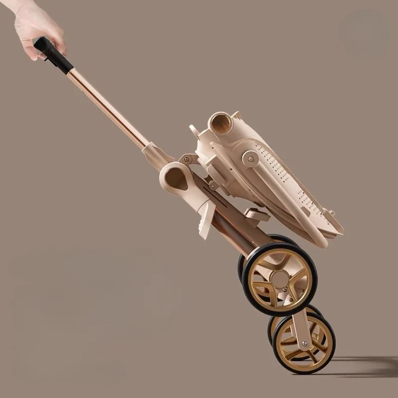 Silla de paseo ligera de cuatro ruedas con manillar ajustable - imagen 5