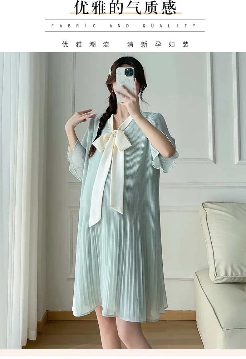 Look de verano con vestido de gasa
