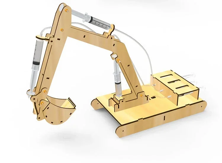 Excavadora hidráulica montada – Experimentos científicos para niños - imagen 4
