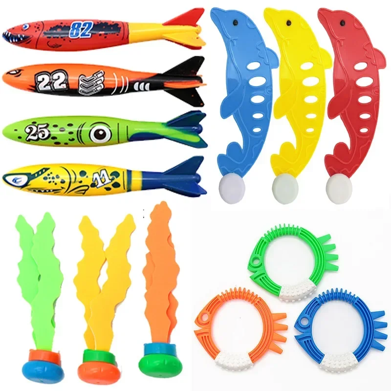 Juguetes de agua para niños – Set buceo piscina con tesoro sumergible - imagen 5