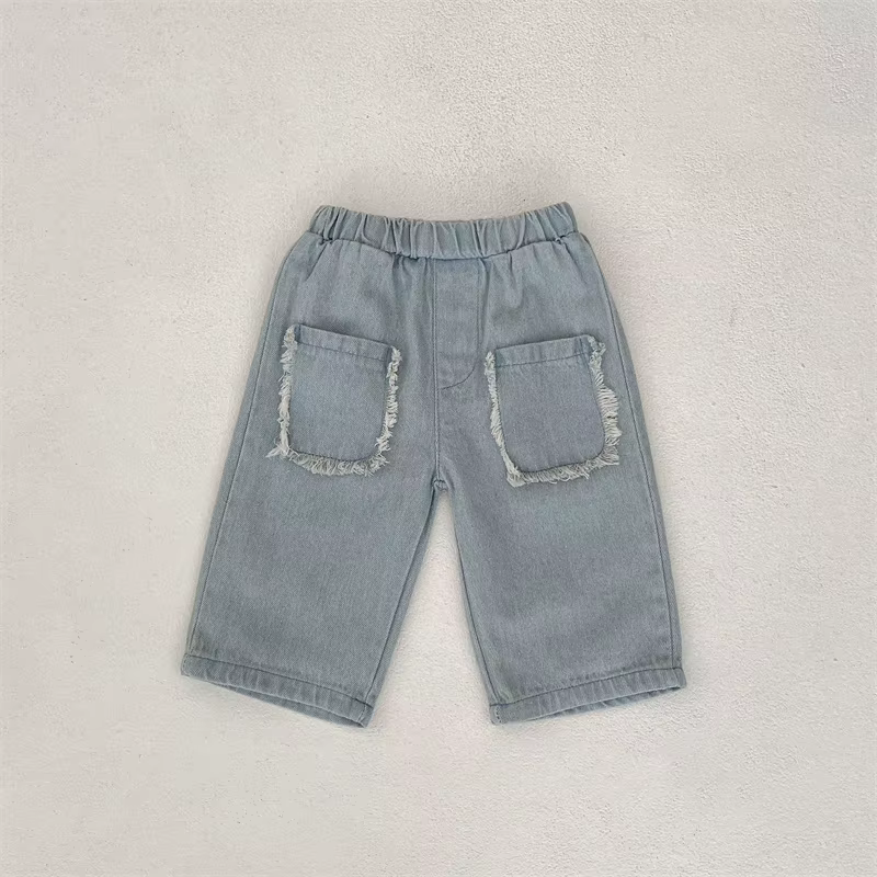 Vaqueros para bebé y niña - Pantalones casuales de primavera - imagen 3
