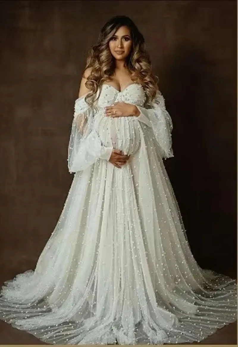 Detalle del acabado con perlas