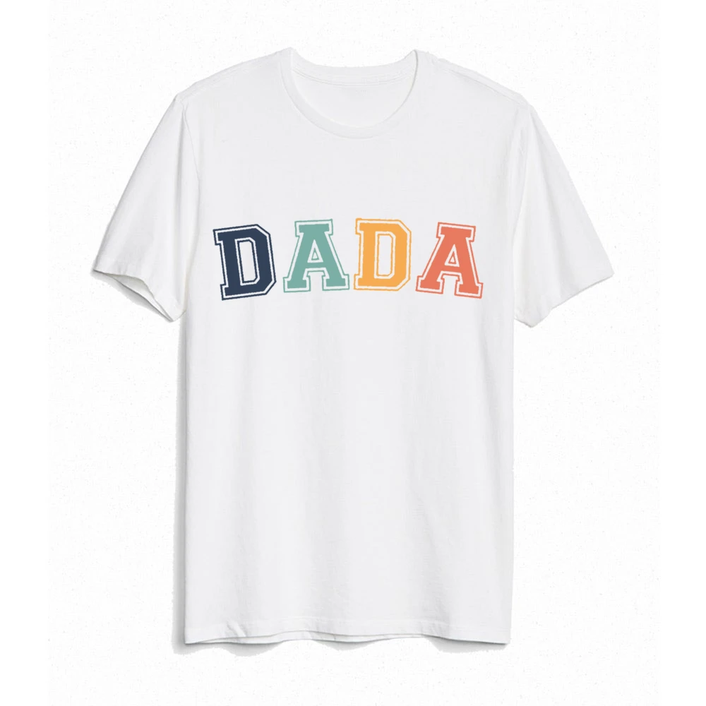 Camiseta de manga corta a juego en familia, estilo retro
