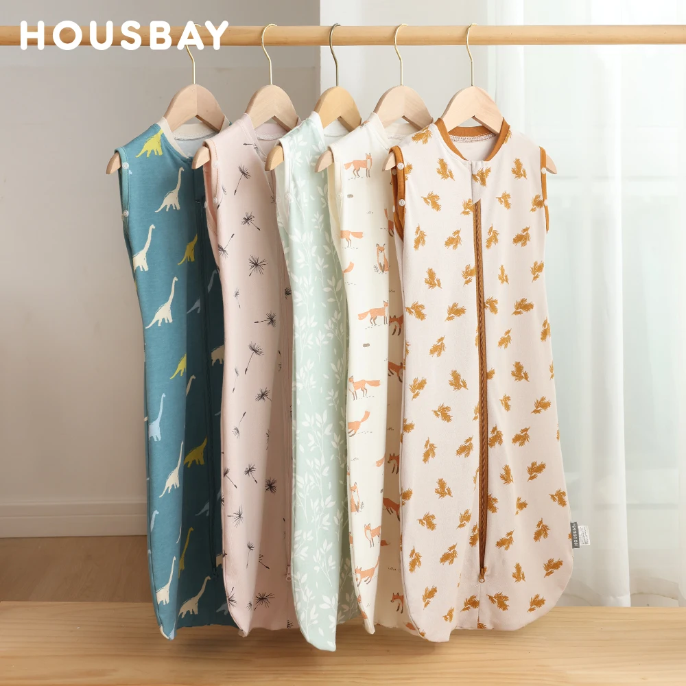 Capullo saco de dormir fino para bebé – Estampado flores botones - imagen 4