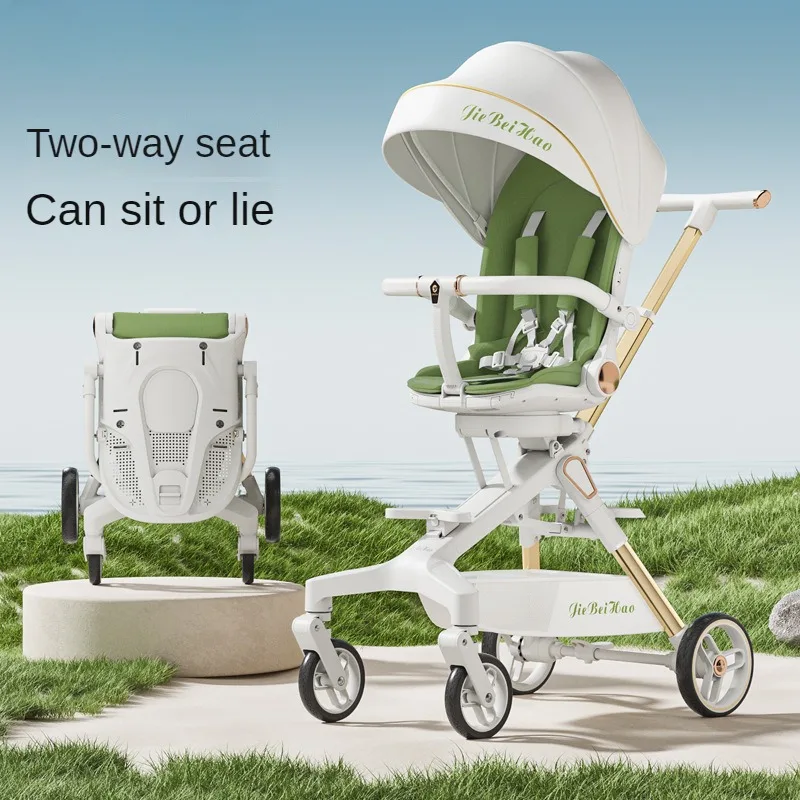 Silla de paseo plegable ligera – Dos posiciones y manillar ajustable - imagen 3