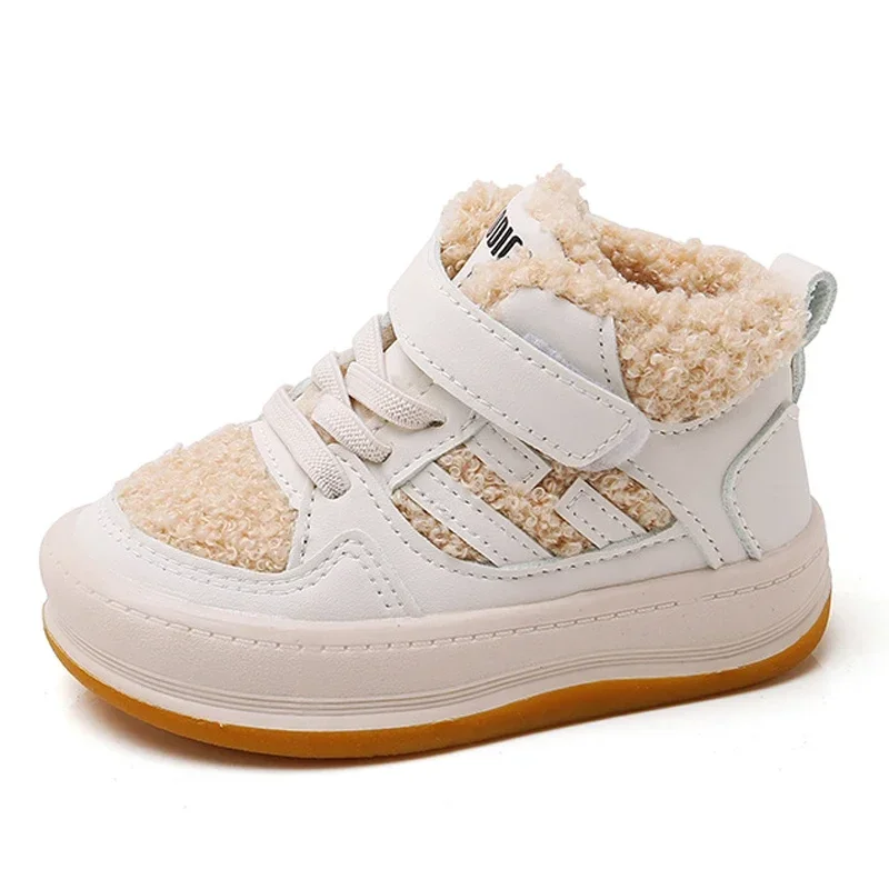 Zapatillas antideslizantes de felpa gruesa para invierno