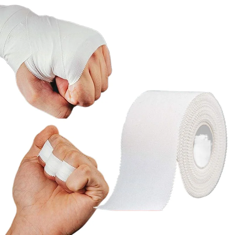 Venda autoadhesiva elástica blanca para niños en boxeo y fútbol - imagen 5