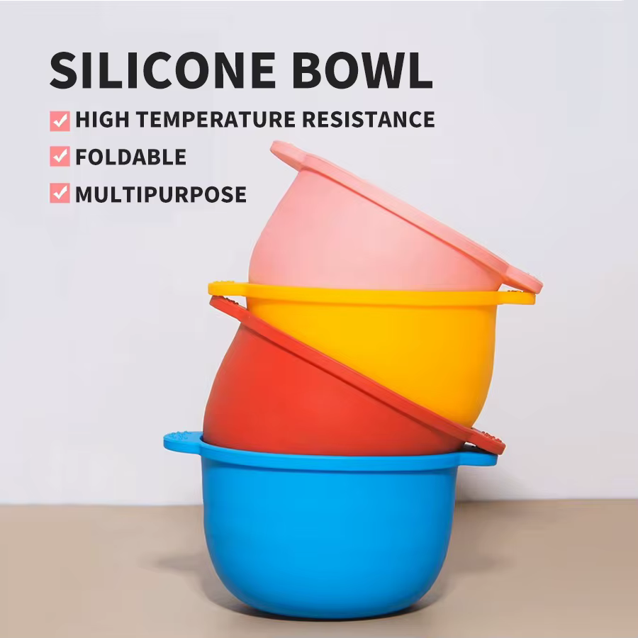 Cuenco silicona bebé alimentación – Resistente calor material seguro infantil - imagen 2
