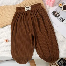Pantalones finos de verano antimosquitos para bebé y niño