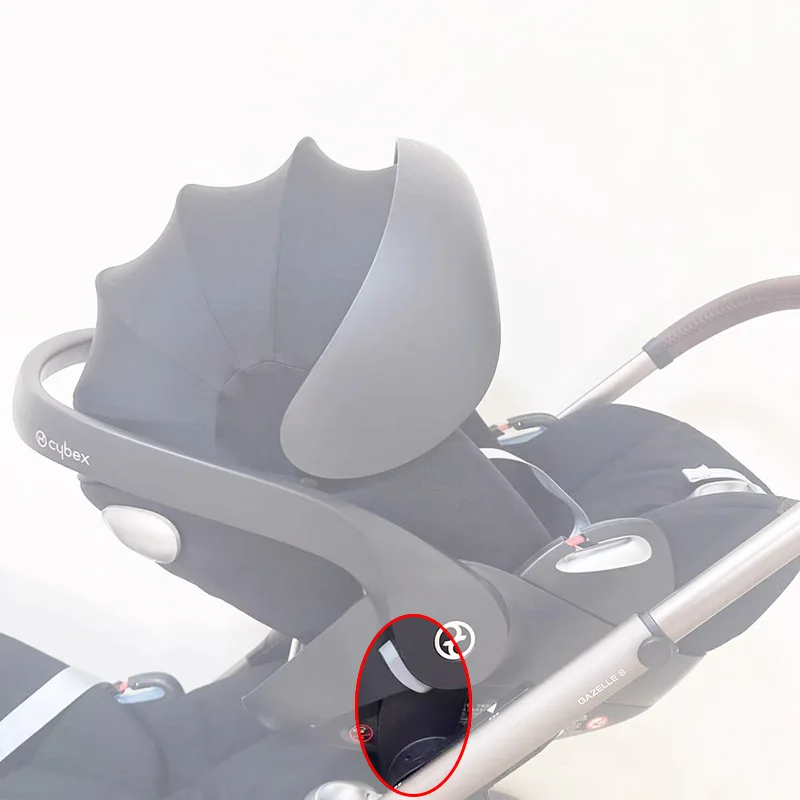 Adaptador Cybex Gazelle S: conecta tu cochecito a la bicicleta - imagen 3