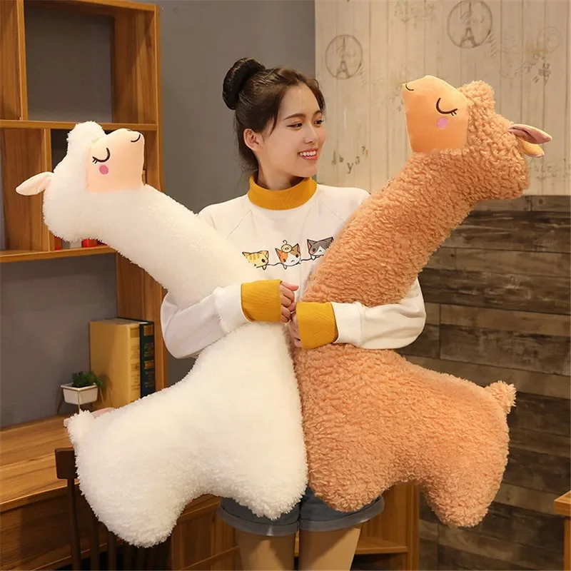 Almohada de peluche alpaca suave, diseño adorable para abrazar - imagen 4