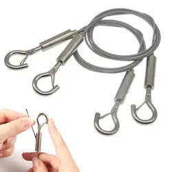 Clip tensor ajustable para tendedero de acero inoxidable