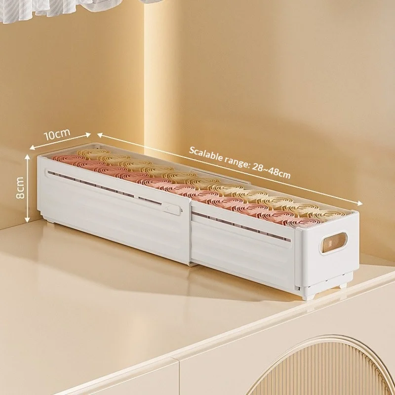 Organizador de armario con compartimentos: caja retráctil para ropa - imagen 5