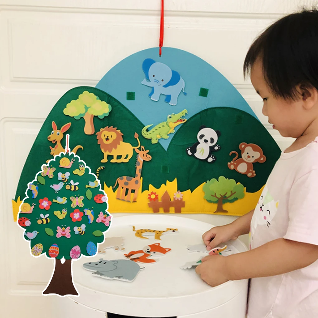 Juguete colgante de fieltro DIY para decorar pared estilo acuario - imagen 3