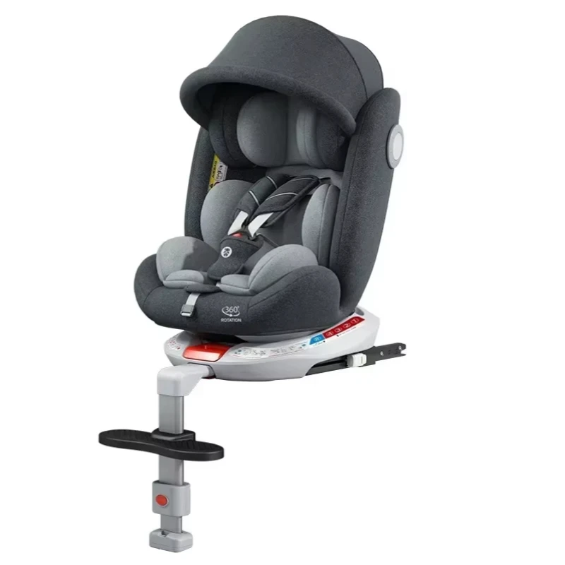 Asiento coche infantil soporte piernas respaldo giratorio