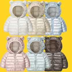 Chaqueta de plumas con capucha para niños – Abrigo otoñal