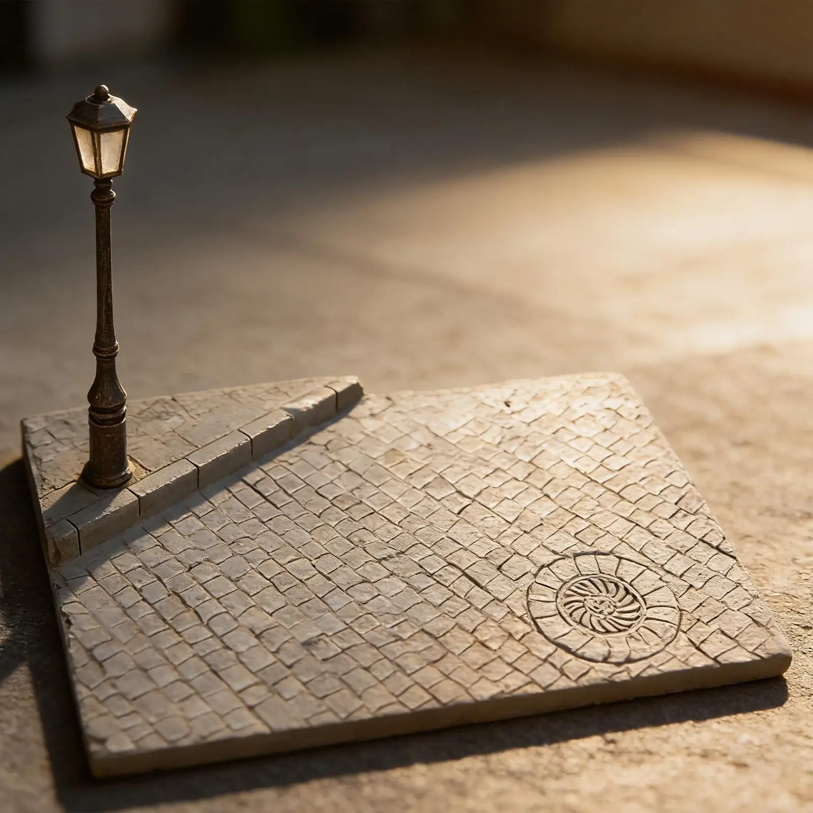 Farola resina para maquetas, kit montaje detallado realista diorama