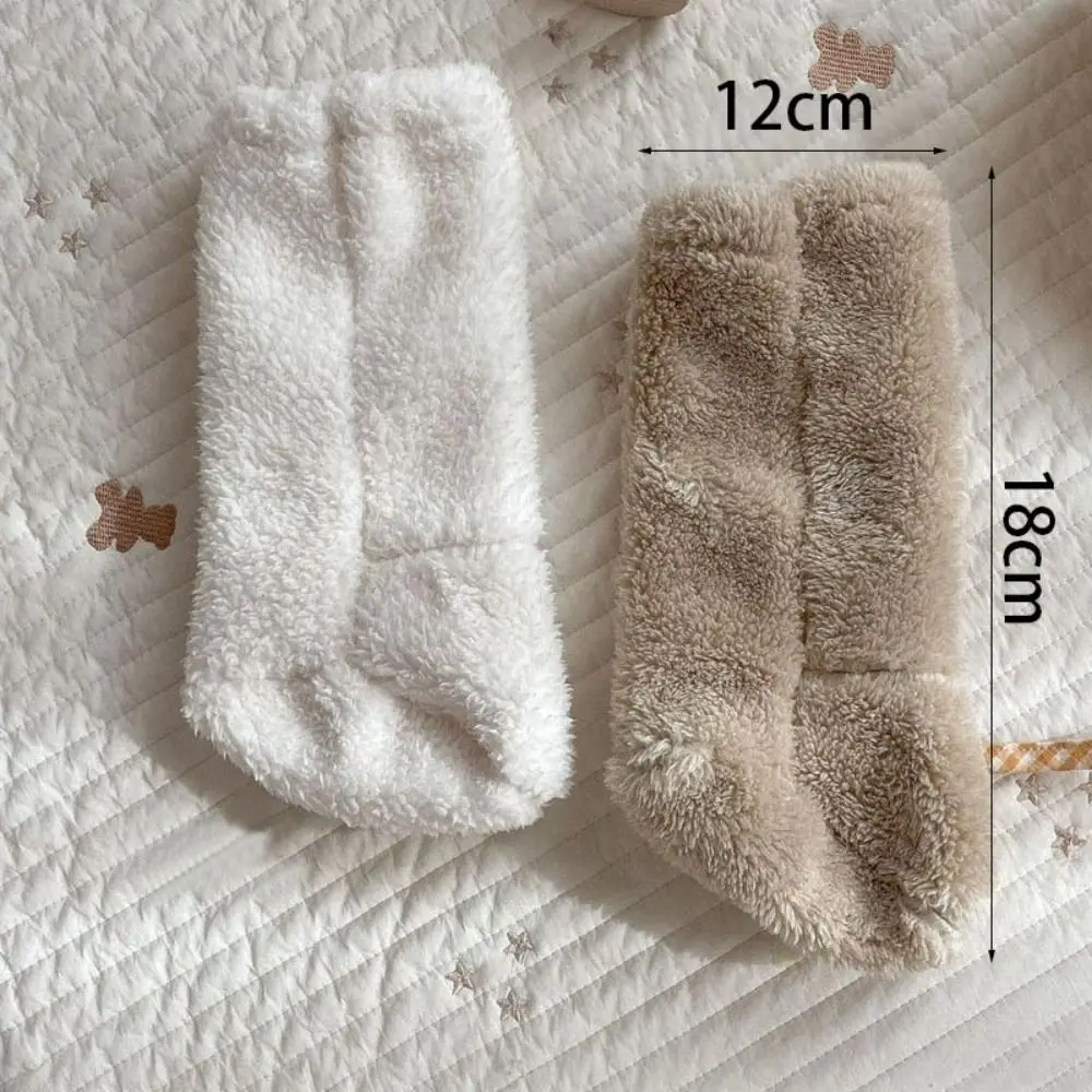 Calcetines antideslizantes gruesos para recién nacidos de invierno - imagen 5