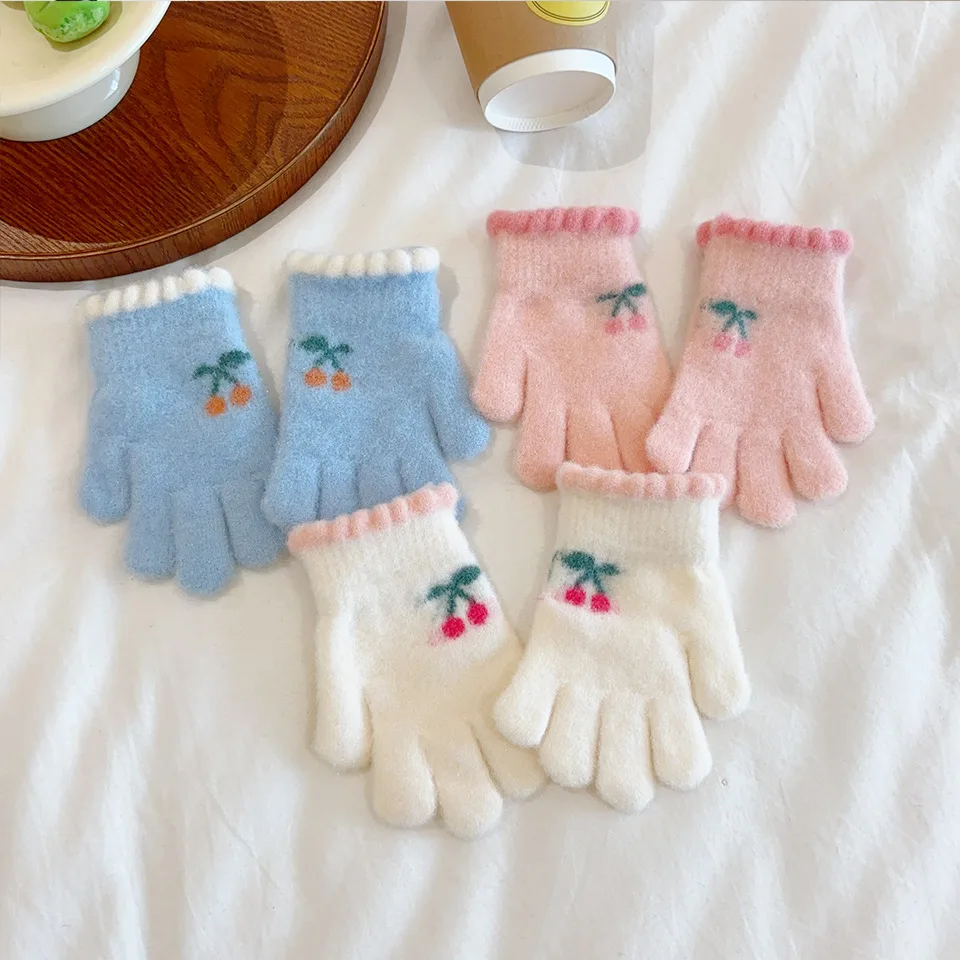 Guantes de invierno para niños estilo coreano