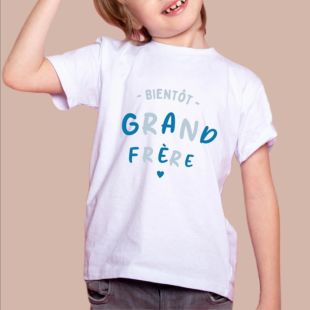 Camiseta hermano/a mayor para anuncio de embarazo y baby shower - imagen 5