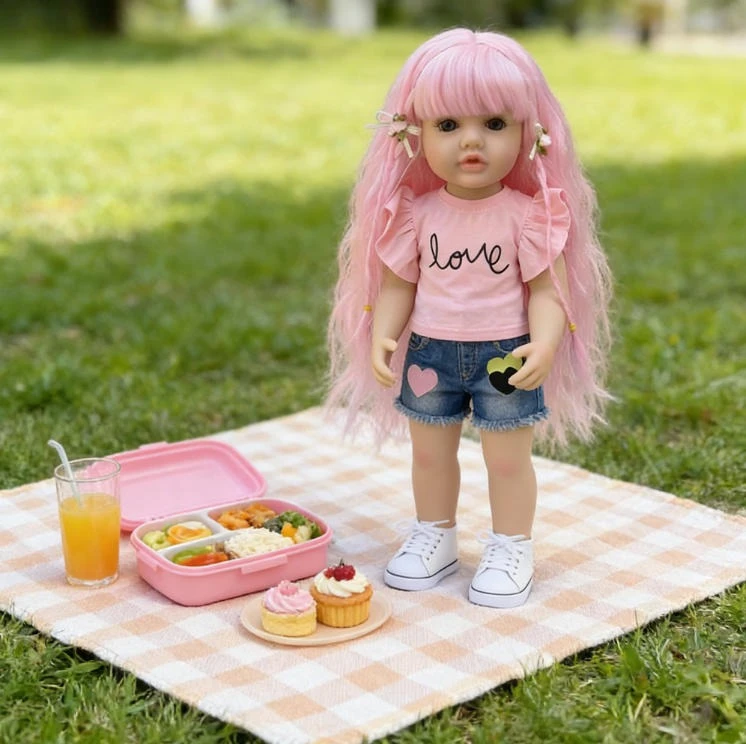 NPK Betty Muñeca Reborn de vinilo 3D con piel realista - imagen 3
