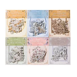 Papel decorativo con recortes de encaje para manualidades