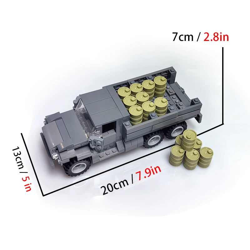 Camión militar URAL 6x6 juguete de construcción para niños - imagen 4