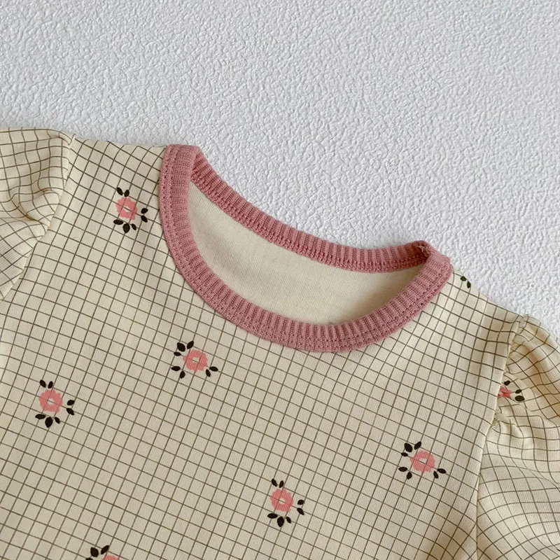Conjunto verano bebé: camiseta floral y bloomer - MILANCEL - imagen 5
