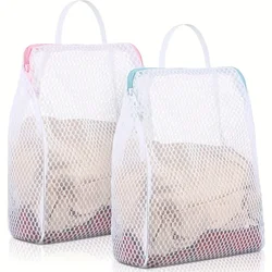 Bolsas de malla con asas y cremallera para prendas delicadas