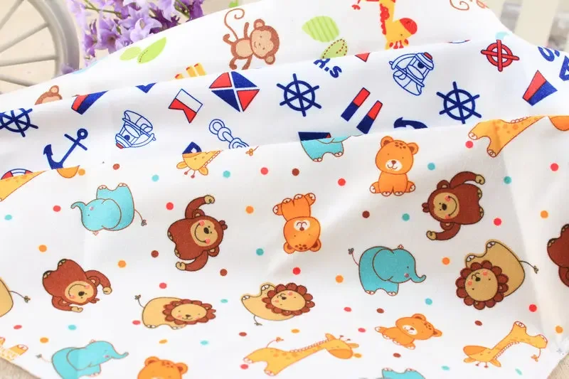 Baberos para bebé de algodón en triángulo con estampado animal - imagen 2