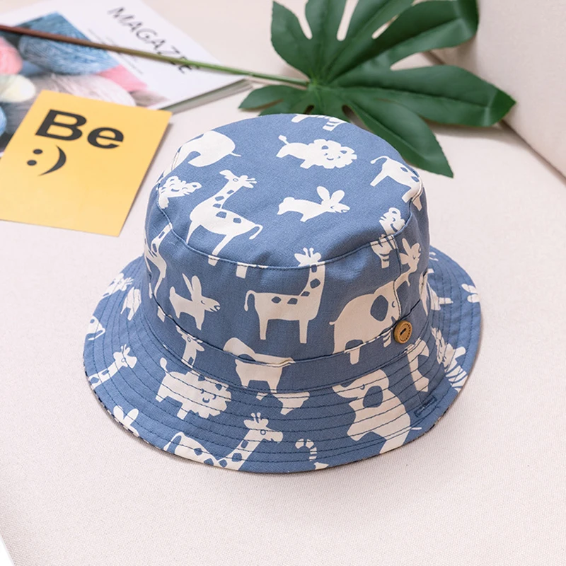 Sombrero infantil cubo con ballena para playa y sol, protección UV - imagen 4