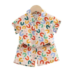 Conjunto bebé verano algodón camiseta y shorts