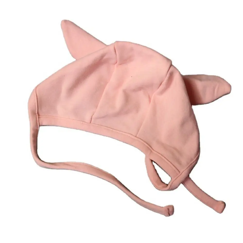 Gorro de bebé transpirable en algodón suave ajustable con correas