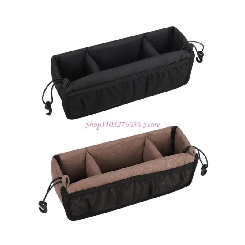 Organizador colgante en tela Oxford negro