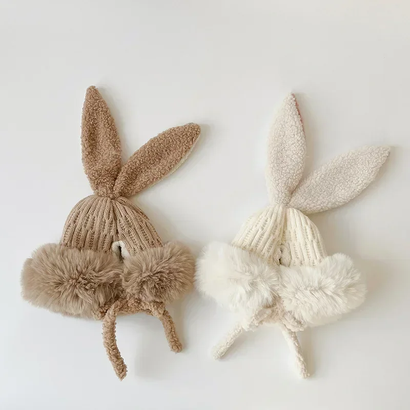 Suave Kawaii Gorro de invierno con protección de orejas para niños - imagen 3