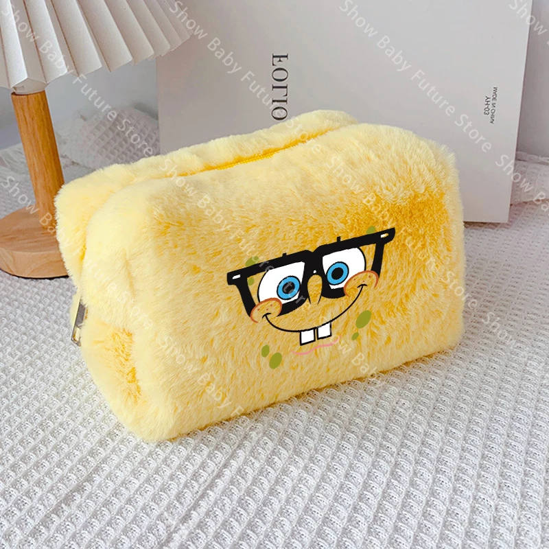 Bob Esponja Bolsa de Maquillaje Infantil para viaje y uso diario - imagen 3