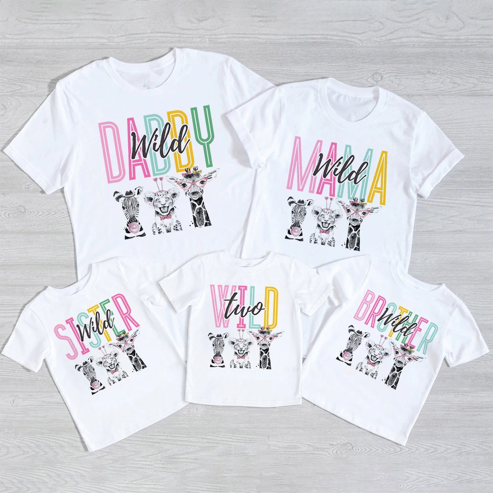 Conjunto familiar safari – Ropa estampada animales salvajes - imagen 4