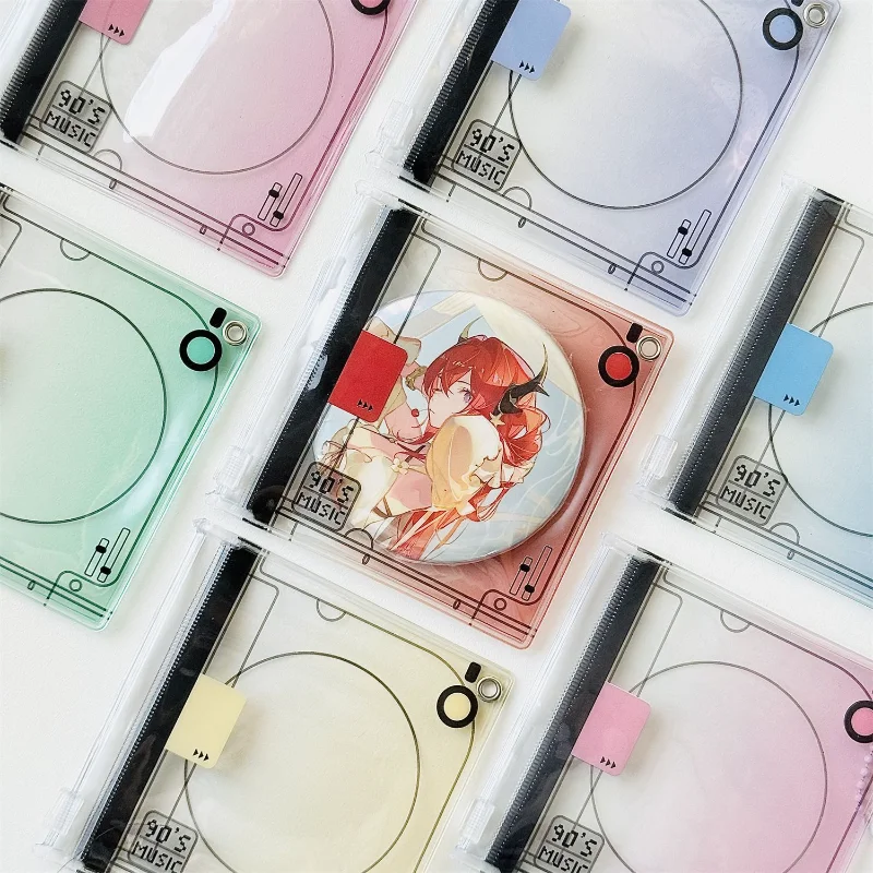 Porta credenciales de PVC con cremallera para tarjeta infantil anime - imagen 3
