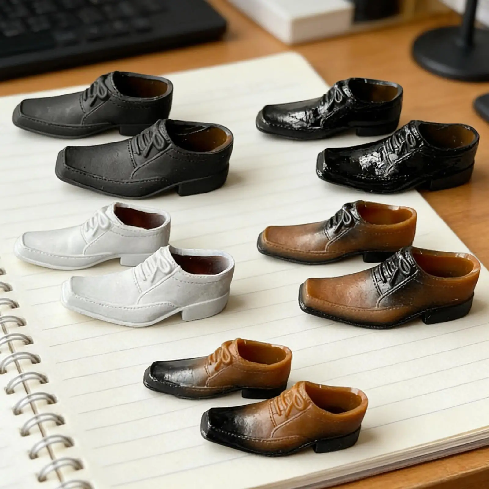 Zapatos de vestir para muñecas con punta cuadrada, estilo clásico - imagen 5
