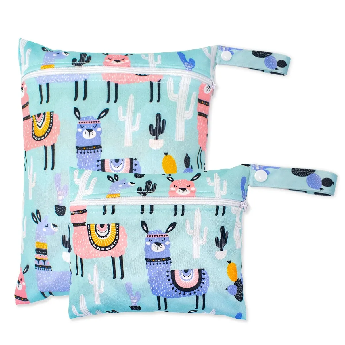 Bolsa impermeable para pañales reutilizable de viaje con cremallera - imagen 2