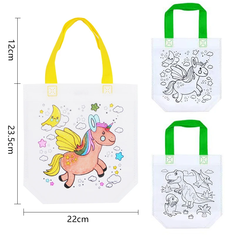 Bolsa para manualidades no tejida con marcador para dibujo - imagen 3