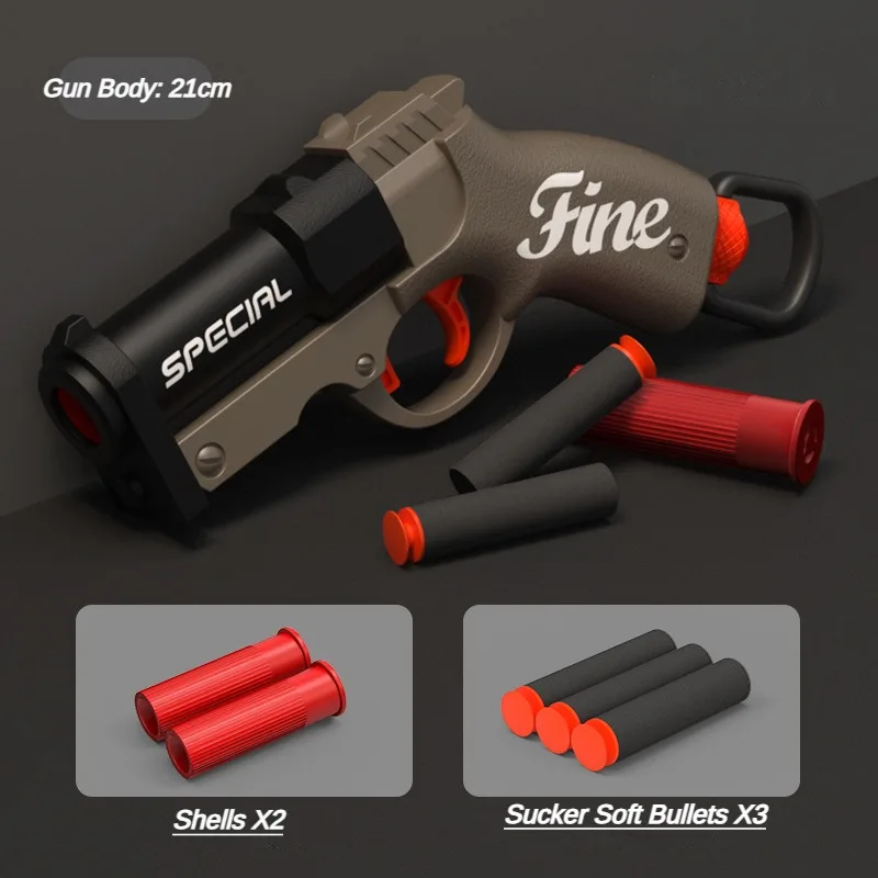 Pistola juguete lanzador de balas blandas estilo CS para exteriores - imagen 2