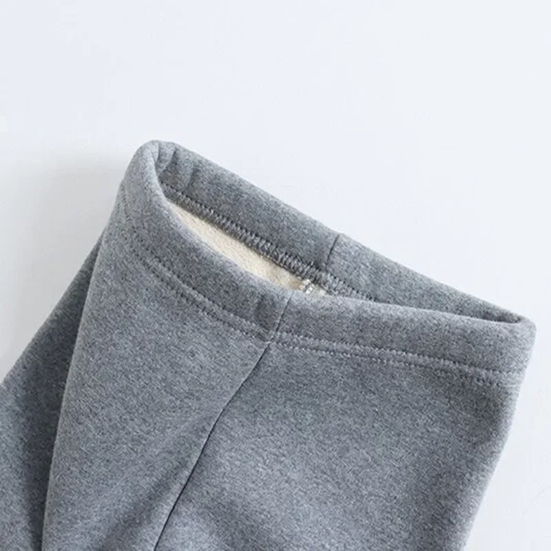 Mallas cálidas de algodón para niña – Pantalón grueso de invierno