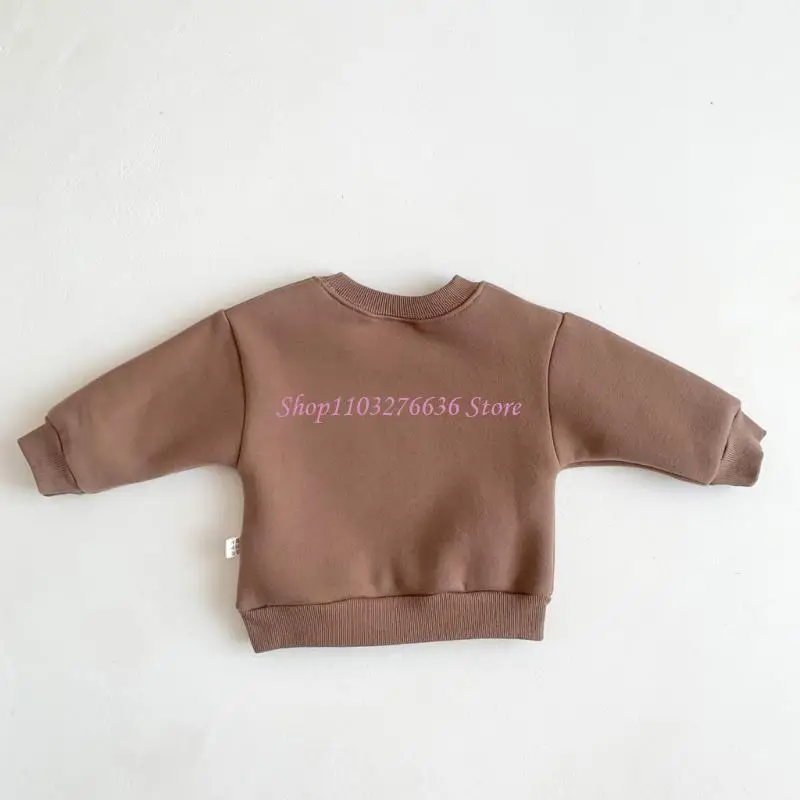 Sudadera bebé R6FD algodón cuello redondo manga larga - imagen 3