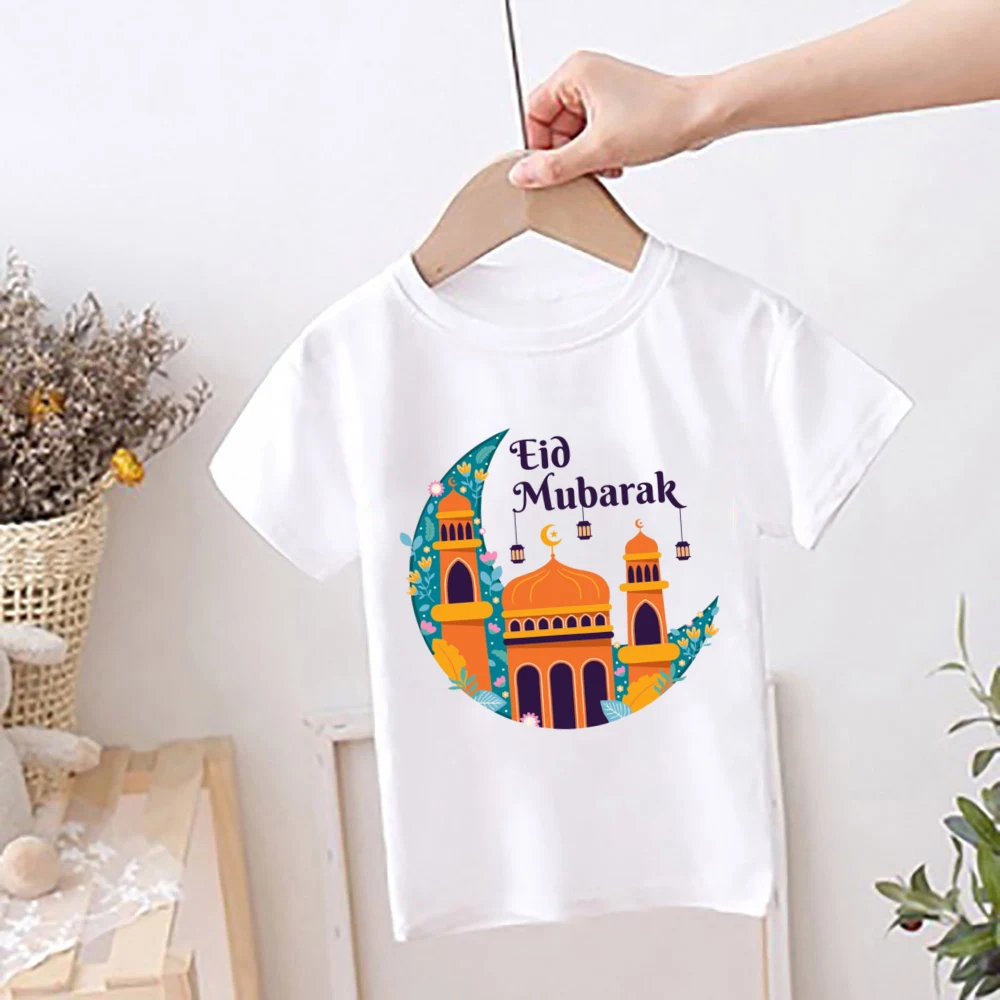 Camiseta infantil Ramadán con luna y estrella – Manga corta - imagen 5