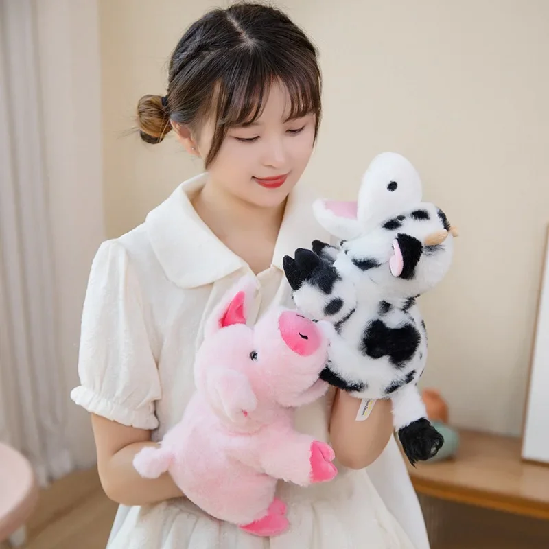 Animales de peluche estilo kawaii para juegos de dedos